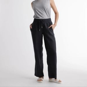 Quince 100% European Linen Wide Leg Pant